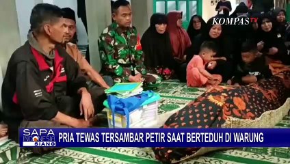 Berteduh di Warung saat Hujan Deras, Pria Asal Sukabumi Tewas Tersambar Petir!