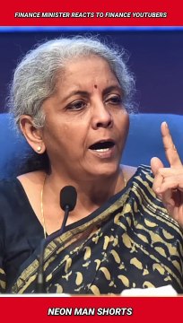 Finance Minister Reacts to Finance YouTubers & Influencers! | YouTube Interesting Facts #shorts