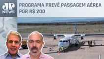 Governo quer estimular o setor aéreo na baixa temporada; Schelp e Luiz Felipe d'Avila analisam