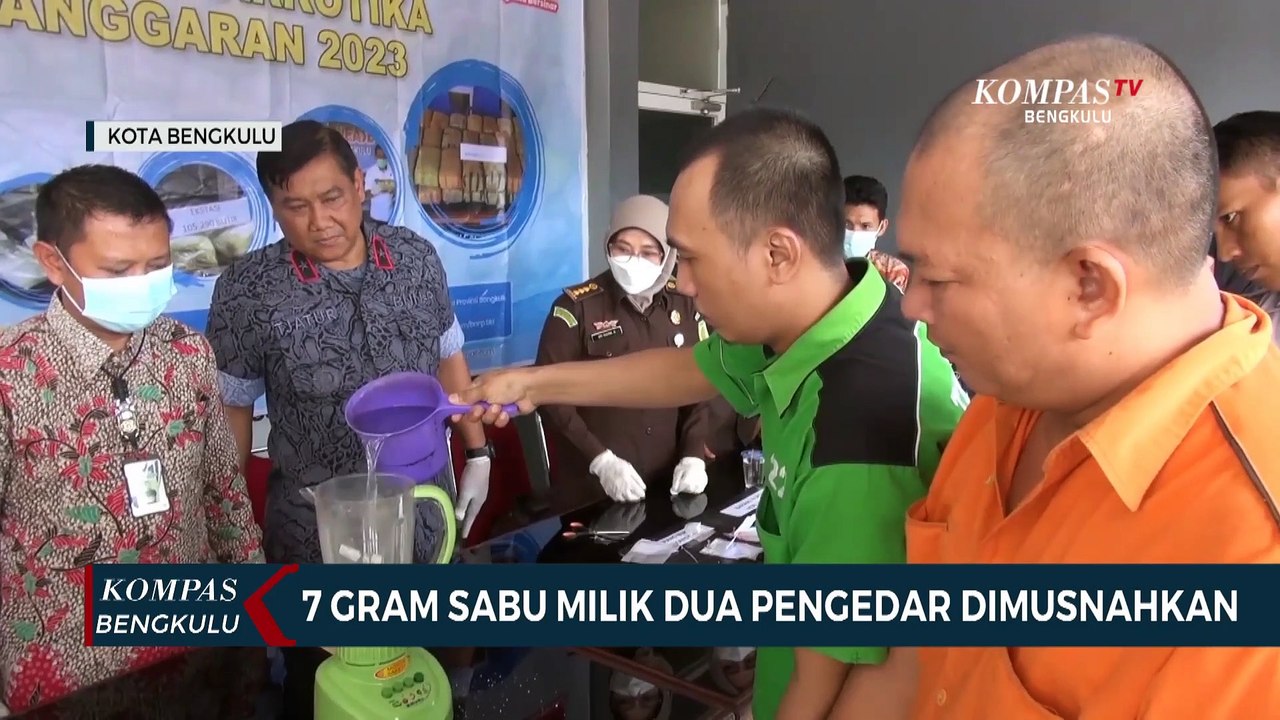 7 Gram Sabu Milik 2 Pengedar Dimusnahkan