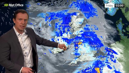 Met Office Afternoon Weather Forecast 27/04/23 – Rain Today
