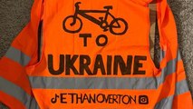 British Man Cycles Across Europe to Ukraine Raising Money for the British Red Cross