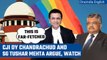 CJI DY Chandrachud and SG Tushar Mehta argue during Same-Sex marriage hearing | Oneindia News