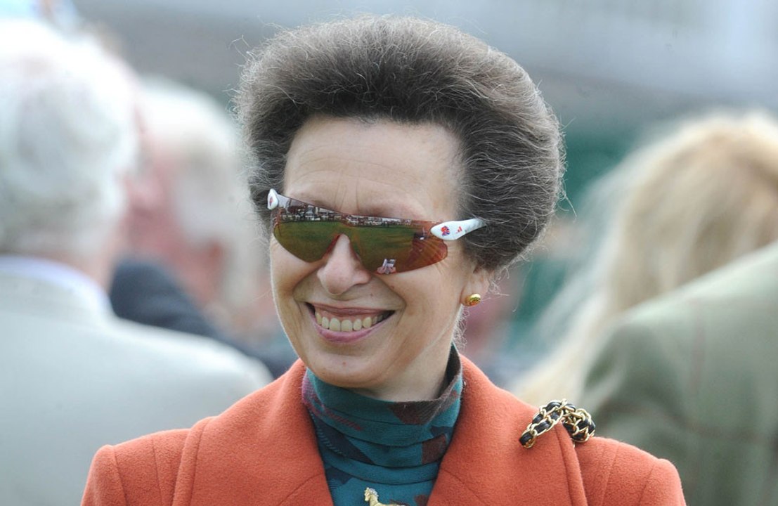 Princess Anne handed Gold-Stick-in-Waiting at coronation.