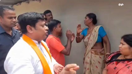 দঃদিনাজপুরঃ অনুন্নয়ন! দত্তক নেওয়া গ্রামে গিয়ে বিক্ষোভের মুখে সুকান্ত