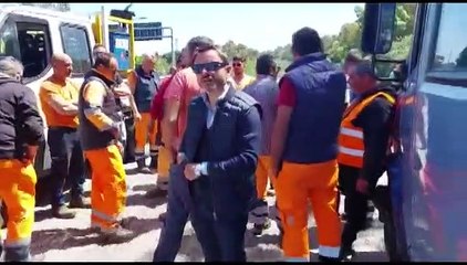 Autostrada A20, cantieri bloccati