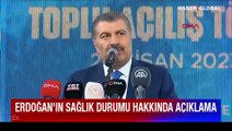 Bakan Koca'dan Cumhurbaşkanı Erdoğan'ın sağlık durumu hakkında açıklama