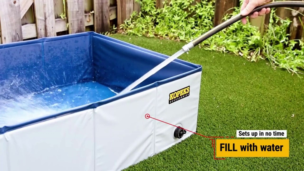 KOPEKS Outdoor Rectangular Swimming Pool Bathing Tub