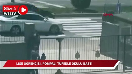 Lisede dehşet: Öğretmenle tartıştı, tüfekle okula saldırdı