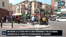 Un coche a la fuga mata a dos personas y deja varios heridos en el Paseo de Extremadura de Madrid