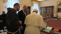 Papa Francisco recebe o primeiro-ministro da Ucrânia no Vaticano