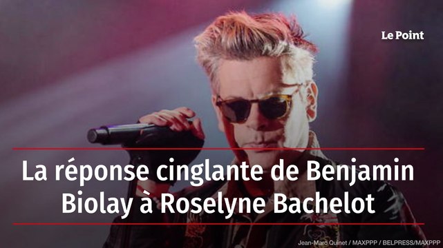 La réponse cinglante de Benjamin Biolay à Roselyne Bachelot