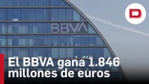 BBVA gana 1.846 millones de euros, un 39,4 % más
