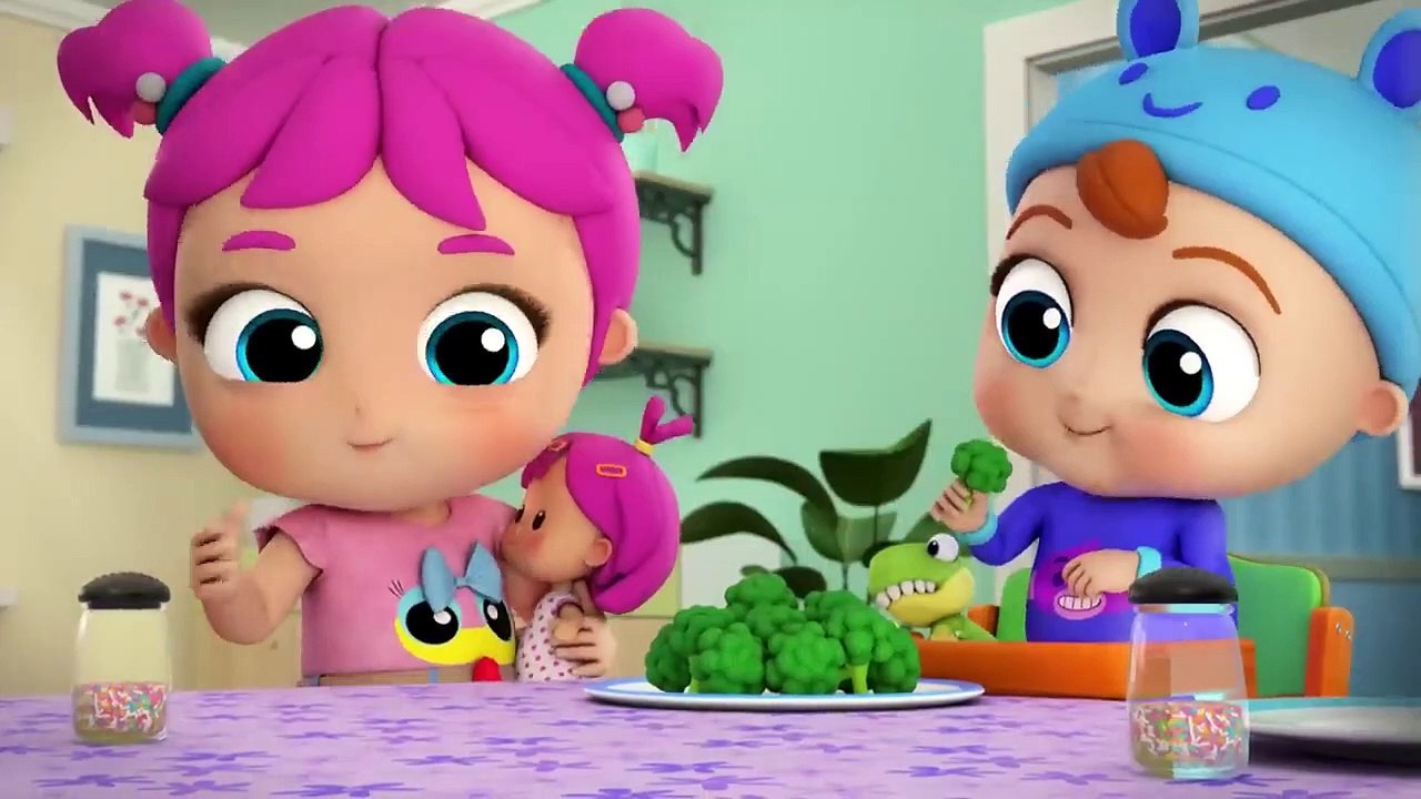 Baby John Yes Yes Vegetable Song! | Little Angel Kids Songs & Nursery Rhymes