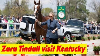 What is King Charles’ niece, Zara Tindall, doing in Kentucky, a week before his coronation