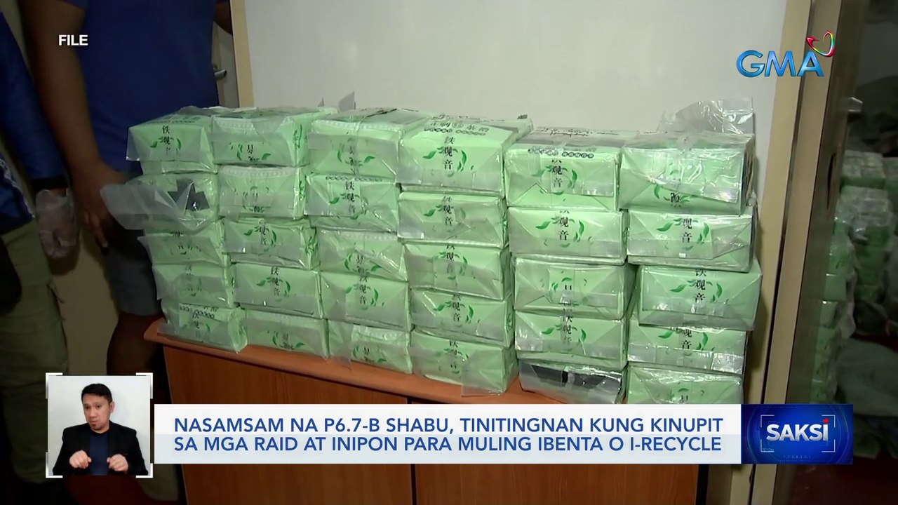 Nasamsam na P6.7-B shabu, tinitingnan kung kinupit sa mga raid at inipon para muling ibenta o i-recycle | Saksi