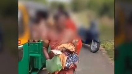 పట్టపగలే బాలుడిని కిడ్నాప్ చేసిన మహిళ..!