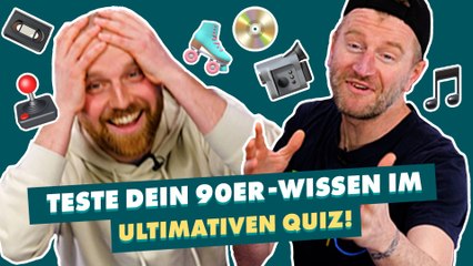 Teste dein 90er-Wissen