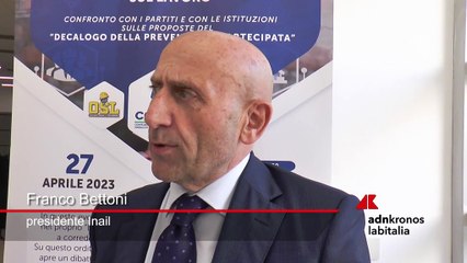 Confsal, Bettoni (Inail): “Condividiamo decalogo in prospettiva di promozione sicurezza, rischio e prevenzione”