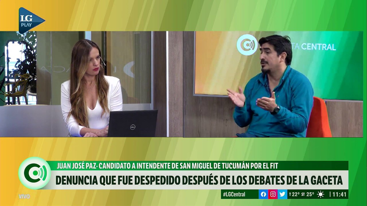 Paz, candidato por el FIT, denuncia que fue despedido del hospital por su militante política
