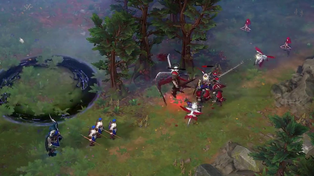 Gameplay zu Godsworn: Dieses RTS erinnert an Warcraft 3 mit Göttern
