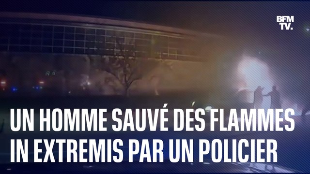 Un agent de police sauve un homme de 84 ans des flammes après une course-poursuite