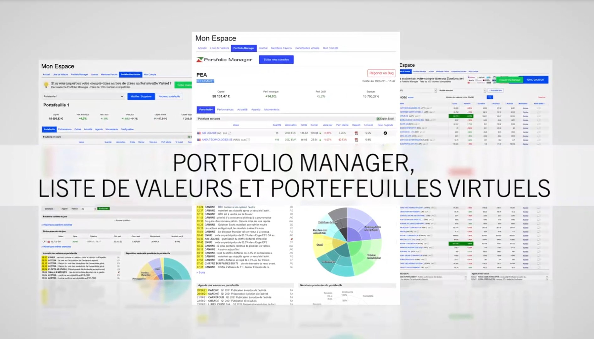 Listes de valeurs, portefeuille virtuel et portfolio manager - Vidéo  Dailymotion