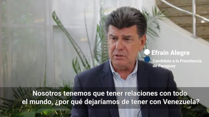 Efraín Alegre: No creo que debamos dejar las relaciones con Venezuela