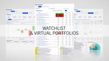 Marketscreener's tools : Virtual Portoflio & Stock Lists