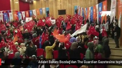 Adalet Bakanı Bozdağ'dan The Guardian Gazetesine tepki