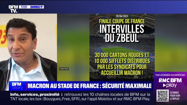 Reza Painchan (FO 93): Nous avons déposé une déclaration de manifestation pour pouvoir distribuer 30 000 cartons rouges et 10 000 sifflets