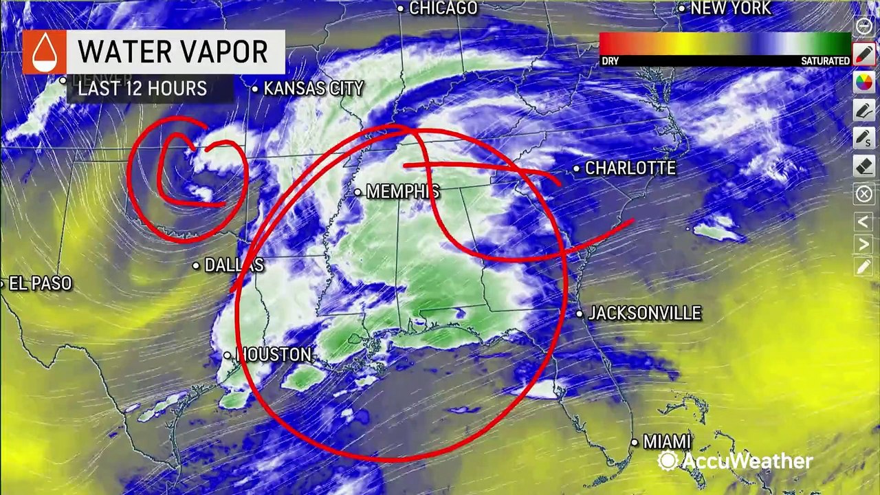 Severe storms continue to rumble across the southern US