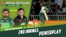 2nd Innings Powerplay | Pakistan vs New Zealand | 1st ODI 2023 | PCB | M2B2T  #PAKvNZ | #CricketMubarak