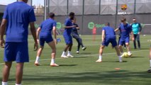 El Barça regresa al trabajo tras perder en Vallecas