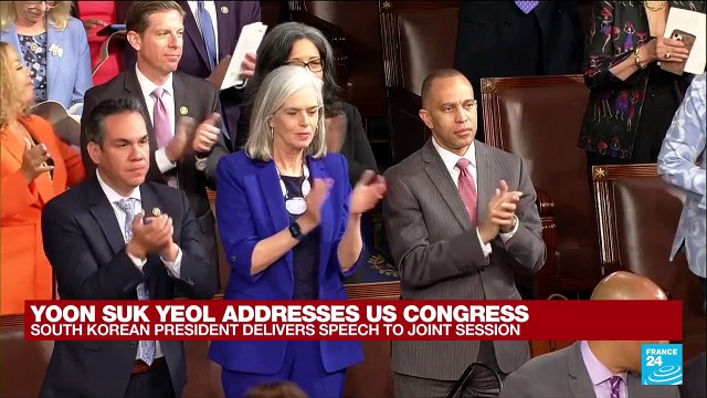 REPLAY: South Korean President Yoon Suk Yeol addresses US Congress