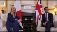 Meloni e Sunak a Downing Street, "insieme su tante sfide"