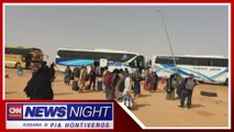 Ilang lumikas na OFW mula Sudan ginipit ng mga tsuper ng bus