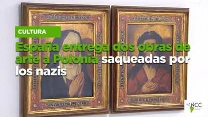 España entrega dos obras de arte a Polonia saqueadas por los nazis