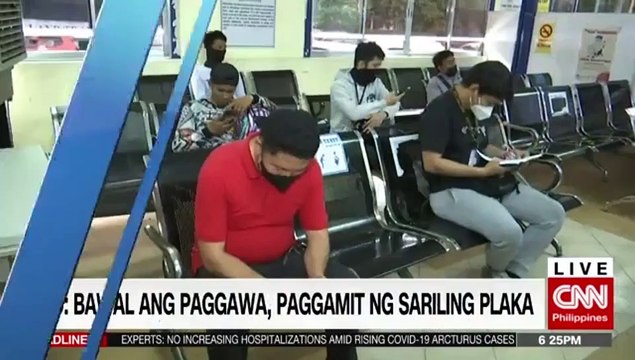 LTO: Bawal ang paggawa, paggamit ng sariling plaka