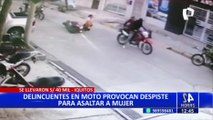 Iquitos: delincuentes provocan despiste de mujer en moto para asaltarla y llevarse S/40 mil