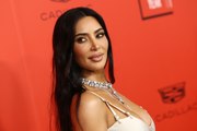 Kim Kardashian Elevated Her Minimalist White Slip Dress With Bedazzled Bra-Style Straps