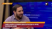 Ampliarán la oferta educativa en el nivel superior Alem