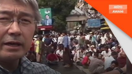 Rakaman kamera wartawan Jepun dibunuh di Myanmar disiar