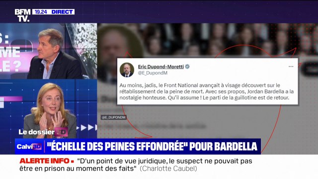 Vosges: La question de l'échelle des peines n'est pas en jeu estime Charlotte Caubel, en réponse aux propos de Jordan Bardella sur la peine de mort