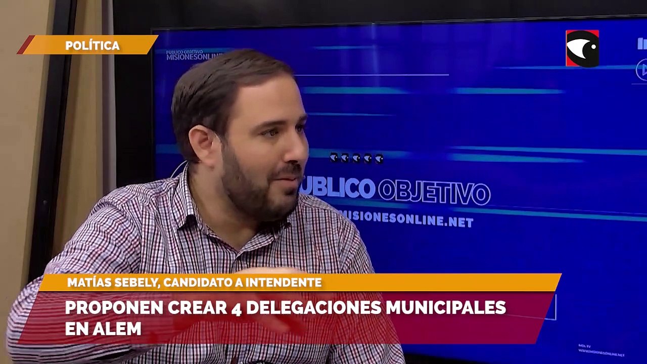 Proponen crear 4 Delegaciones Municipales en Alem