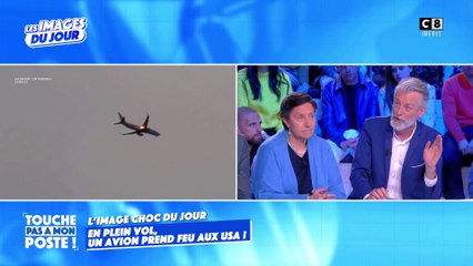 Un avion prend feu en plein vol aux USA !
