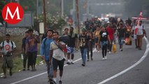 Caravana migrante hará pausa en Villa Comaltitlán, mil personas han abandonado la caminata