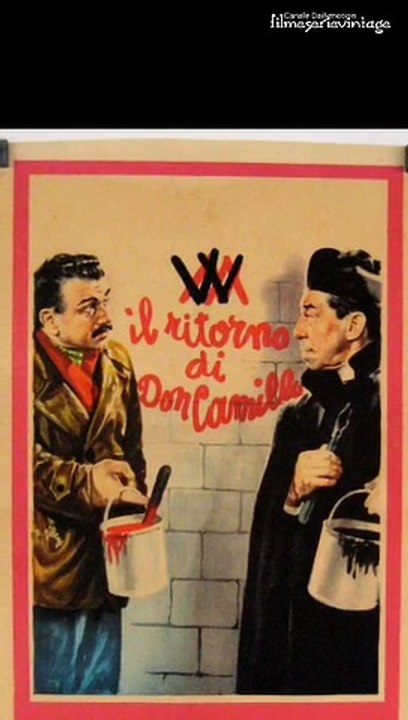 IL RITORNO DI DON CAMILLO Fernandel e Gino Cervi