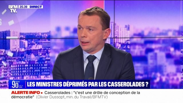 Olivier Dussopt (ministre du Travail): J'ai entendu beaucoup d'organisations syndicales dire que, d'ici à quelques semaines, elles souhaitaient la reprise du dialogue
