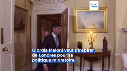 Giorgio Meloni et Rishi Sunak s'unissent sur la question migratoire